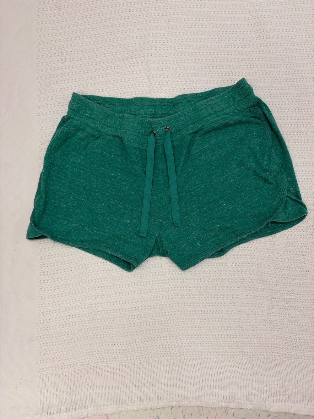 Women’s Athletic Works Teal Drawstring Athletic Shorts